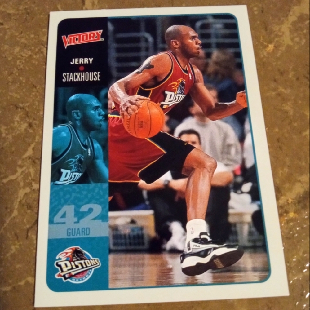 Jerry Stackhouse Detroit Pistons NBA Card